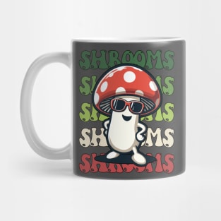 SHROOMS - Foraging - Fungi - Cottagecore - Retro Mug